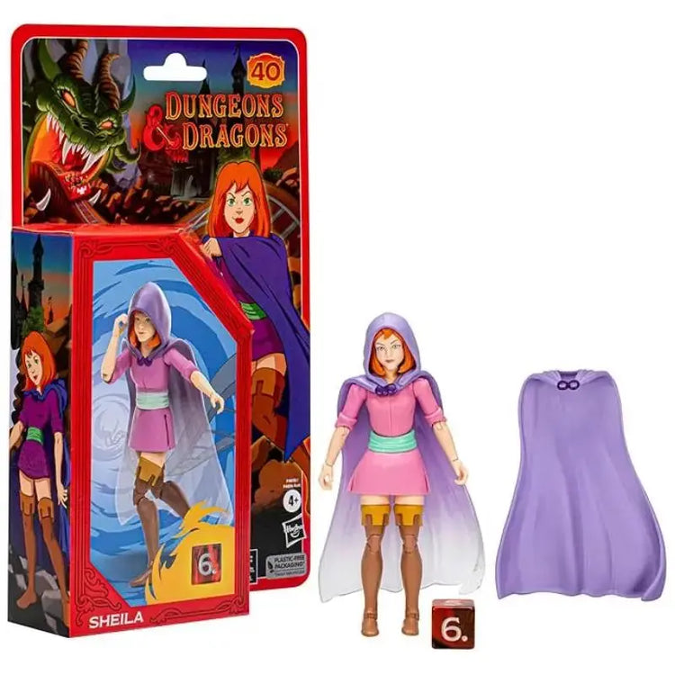 D&D Cartoon Classics Action Figures – Sheila, Eric & Presto 6-Inch Collectibles with Exclusive Dice by Hasbro Gamers Guild