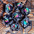 Spinning Dragon Eye Resin Dice Set – 7-Piece Transparent Polyhedral Dice with Blue Text for RPGs Gamers Guild