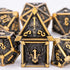 7-Piece Metal DND Dice Set – Weighted Polyhedral Dice for Dungeons & Dragons, RPG Games & Tabletop Adventures Gamers Guild