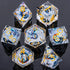 Liquid Core Dice Set – Sharp Edge Resin Polyhedral Dice for D&D, Pathfinder & RPGs Gamers Guild