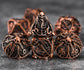 7-Piece Hollow Dragon Metal Dice Set – Intricately Carved Polyhedral Dice for D&D, Pathfinder & RPG Tabletop Games Gamers Guild