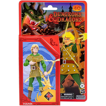 D&D Cartoon Classics Action Figures – Hank, Diana, Bobby & Uni 6-Inch Collectibles with Exclusive Dice by Hasbro Gamers Guild