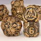 Metal Gear Polyhedral Dice Set – D20 & D6 RPG Dice for D&D, Trailblazer, Warhammer & Tabletop Games Gamers Guild