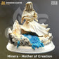 Divine Awakening Miniature Set – Goddess, Angel, Death Wizard, Dragon & Dungeon Team (Unpainted Resin) Gamers Guild