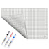 DND Silicone Battle Mat – 23"x35" Double-Sided Grid Board with Square & Hex Layout  Foldable, Rollable, and Marker-Friendly Gamers Guild