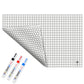 DND Silicone Battle Mat – 23"x35" Double-Sided Grid Board with Square & Hex Layout  Foldable, Rollable, and Marker-Friendly Gamers Guild