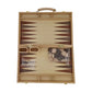 Classic Wooden Backgammon Set – 15-Inch Folding Strategy Board Game with Ash Wood Pieces & Accessories | Portable & Premium Gift Set Gamers Guild