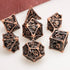 Ancient Gold Hollow Dragon Dice Set – Metal Polyhedral Dice for D&D, Pathfinder & RPGs Gamers Guild