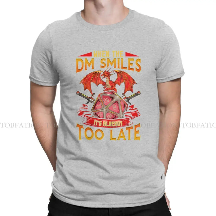 When the DM Smiles T-Shirt – Funny DnD Cotton Tee | Casual Unisex Gamer Shirt for Adults Gamers Guild
