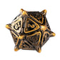 7-Piece Cool Metal DND Dice Set – Soft Edge Zinc Alloy Polyhedral Dice for Dungeons & Dragons, RPG & Tabletop Games Gamers Guild