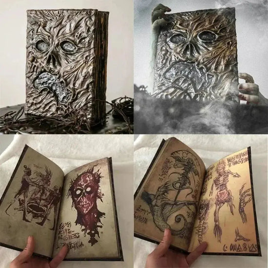 Necronomicon Dark Magic Book – Evil Dead-Inspired Horror Prop Notebook for Halloween Decor, Collectors & RPG Enthusiasts Gamers Guild