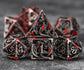 7-Piece Hollow Dragon Metal Dice Set – Intricately Carved Polyhedral Dice for D&D, Pathfinder & RPG Tabletop Games Gamers Guild