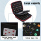 Hard Dice Carrying Case – 70-Slot Storage Bag with Partition for Dungeons & Dragons, RPG & Board Game Accessories Gamers Guild