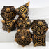 Tree Root Metal Dice Set – Red Polyhedral Dice for D&D, Pathfinder & RPGs Gamers Guild