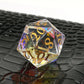 7-Piece Crystal Glass Polyhedral Dice Set – Transparent DND Dice for Dungeons & Dragons, RPG & Board Games Gamers Guild