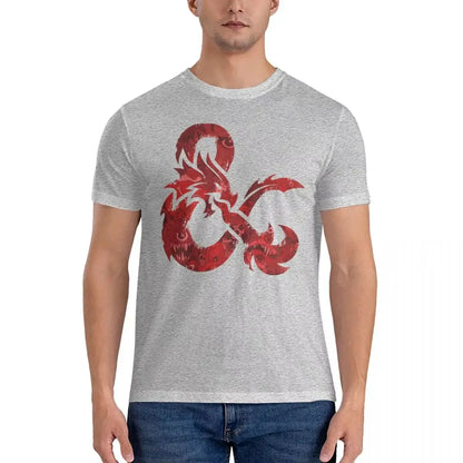 Bestiary Ampersand T-Shirt – 100% Cotton Dungeons & Dragons Tee for Men, Casual Short Sleeve RPG Apparel Gamers Guild