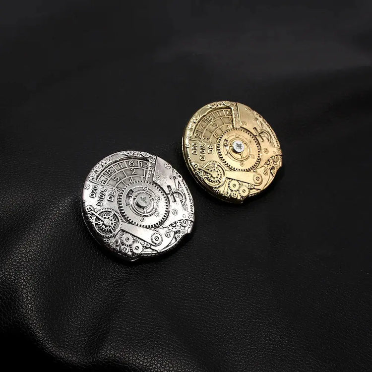 Dungeons & Dragons Commemorative Coin – Rotatable Digital Compass Gear of Destiny Metal Token for Jewelry & RPG Accessories Gamers Guild