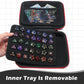 Hard Dice Carrying Case – 70-Slot Storage Bag with Partition for Dungeons & Dragons, RPG & Board Game Accessories Gamers Guild