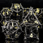 7-Piece Hollow Dragon Metal Dice Set – Intricately Carved Polyhedral Dice for D&D, Pathfinder & RPG Tabletop Games Gamers Guild