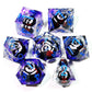 7-Piece Spinning Dragon Eye Resin Dice Set – Sharp Edge Polyhedral Dice for Dungeons & Dragons, Pathfinder & RPG Tabletop Games Gamers Guild