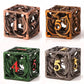 7-Piece Hollow Dragon Metal Dice Set – Intricately Carved Polyhedral Dice for Dungeons & Dragons, Pathfinder & RPG Tabletop Games Gamers Guild