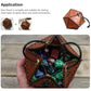 Leather D20 Dice Bag – Polyhedral Dice Pouch with Drawstring for DND, RPG & Board Game Storage Gamers Guild