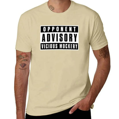 Opponent Advisory: Vicious Mockery T-Shirt – Funny DND Bard Spell Tee | Plus Size RPG Top for Men Gamers Guild
