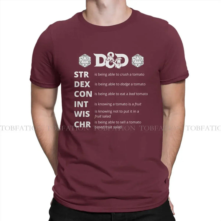 Hip Hop DnD T-Shirt – Fluffy Printed Cotton Tee | Creative Gamer Gift for Men Gamers Guild