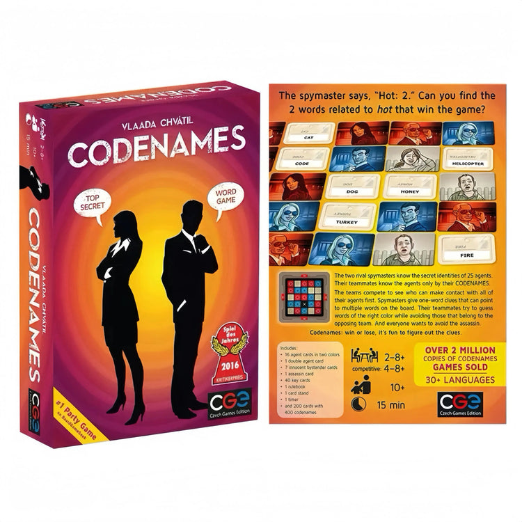 Codenames Strategy Game for Parties and Adults Gamers Guild