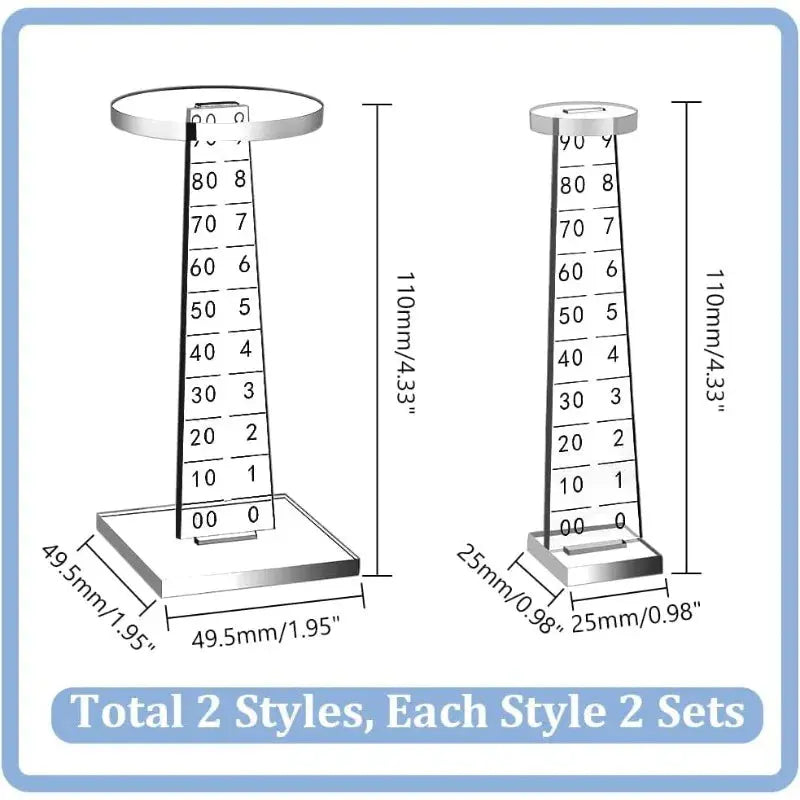 Clear Acrylic Flying Miniature Risers – 2-Piece Combat Stand Set for D&D & Tabletop RPGs  Elevation Platforms for Flying Creatures Gamers Guild