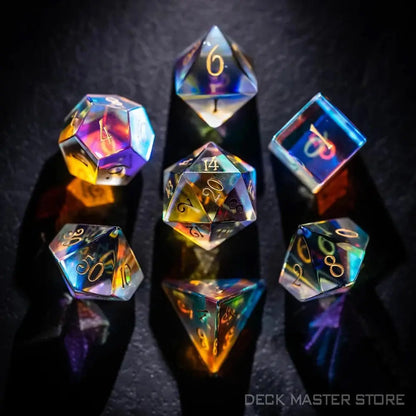 7-Piece KINGSHIELD Polyhedral Dice Set – Durable RPG Dice for Dungeons & Dragons, Magic & Tabletop Games Gamers Guild