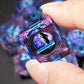 7-Piece Longan Eye Liquid Core Resin Dice Set – Sharp Edge Polyhedral Dice for Dungeons & Dragons, Pathfinder & RPG Tabletop Game Gamers Guild