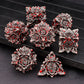 Metal Gear Polyhedral Dice Set – D20 & D6 RPG Dice for D&D, Trailblazer, Warhammer & Tabletop Games Gamers Guild