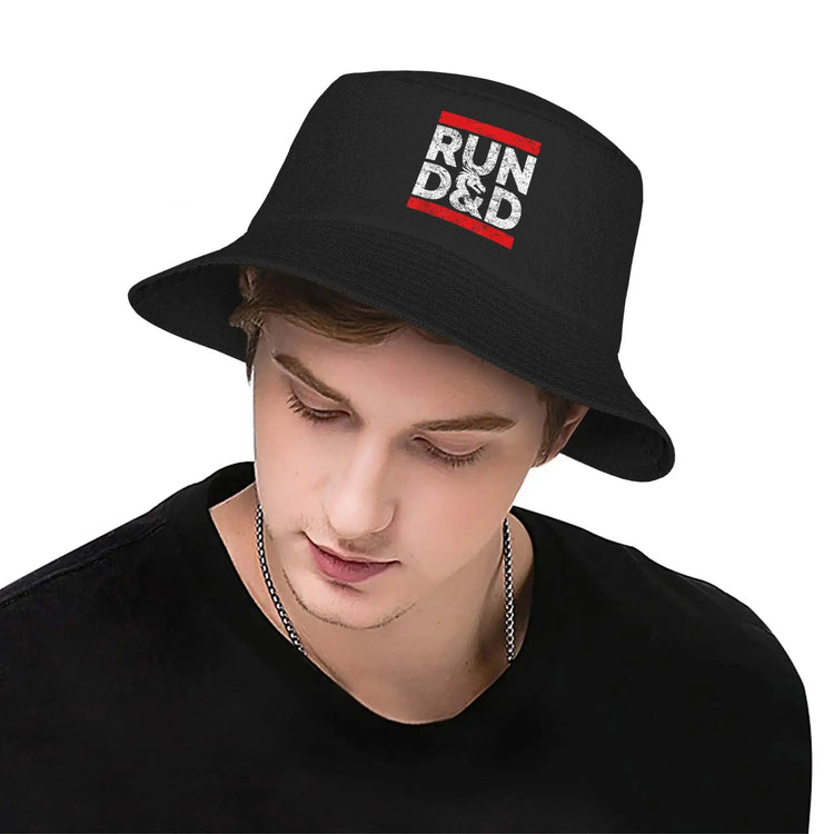 Dungeon Master Dice Dragon Bucket Hat – Unisex Street Style Sun Cap for RPG Fans & Outdoor Adventures Gamers Guild