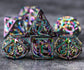 7-Piece Hollow Dragon Metal Dice Set – Intricately Carved Polyhedral Dice for D&D, Pathfinder & RPG Tabletop Games Gamers Guild