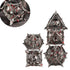 7-Piece Dragon Metal Dice Set – Sharp Edge Polyhedral Dice with Box for D&D, Pathfinder & RPGs Gamers Guild