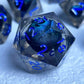 Dragon’s Eye Liquid Core Dice Set – Sharp Edge Polyhedral Resin Dice for D&D, Pathfinder & RPGs Gamers Guild
