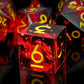 Handmade Resin Polyhedral Dice Set for RPG Games