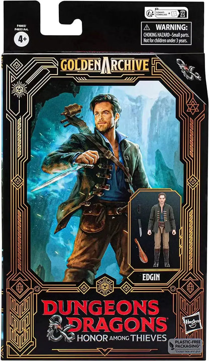 D&D Golden Archive 6-Inch Action Figures – Edgin, Simon, Holga & Forge Collectibles by Hasbro Gamers Guild