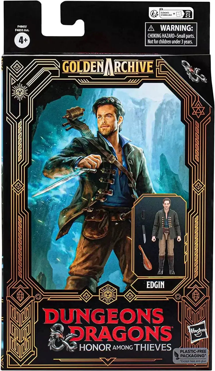 D&D Golden Archive 6-Inch Action Figures – Edgin, Simon, Holga & Forge Collectibles by Hasbro Gamers Guild