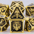 7-Piece Metal DND Dice Set – Weighted Polyhedral Dice for Dungeons & Dragons, RPG Games & Tabletop Adventures Gamers Guild