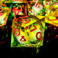 7-Piece Transparent Resin Sharp Edge Dice Set – Handmade Polyhedral Dice for D&D, Pathfinder & RPG Tabletop Games Gamers Guild