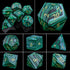 Purple Crystal Stone & Gem Dice Set – Sharp Edge Polyhedral Dice for D&D, Pathfinder & RPGs Gamers Guild