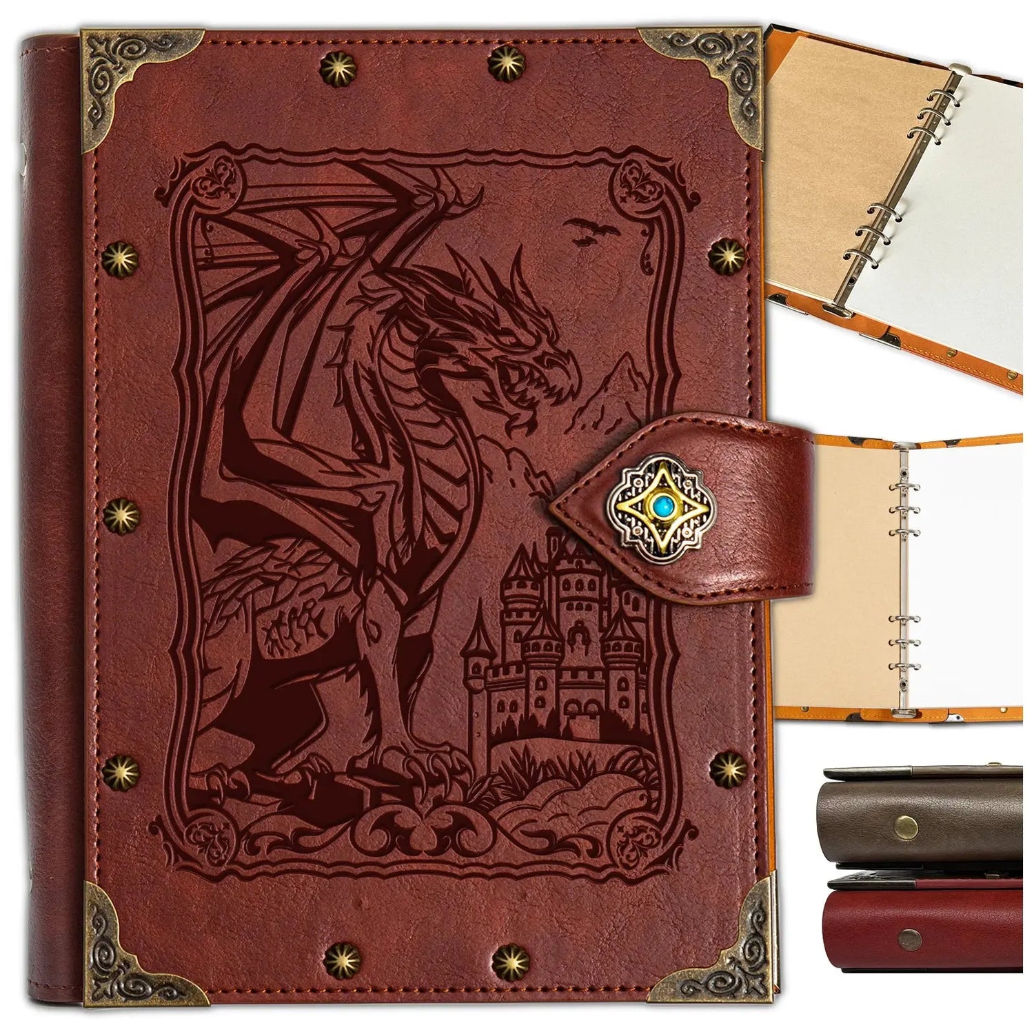 Tree of Life RPG Notebook – A5 Leather Journal for DND, Fantasy Writing & Dungeon Master Notes Gamers Guild