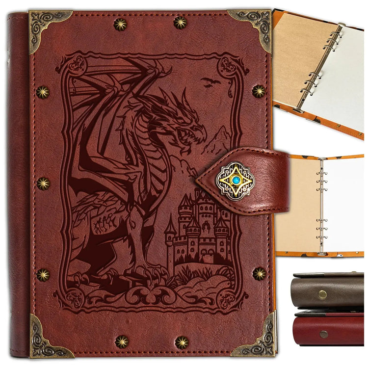 Tree of Life RPG Notebook – A5 Leather Journal for DND, Fantasy Writing & Dungeon Master Notes Gamers Guild