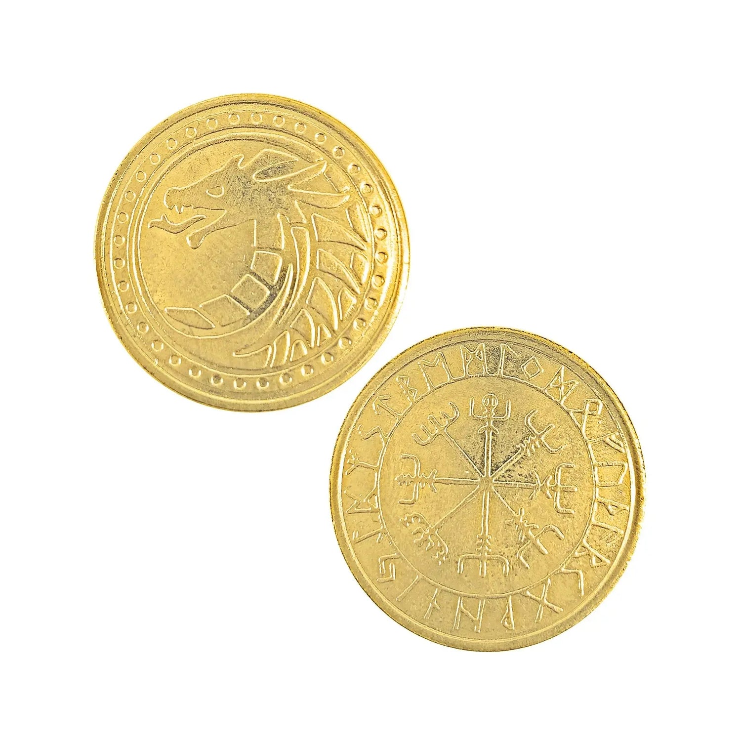 DND Metal Coin – 1-Piece Fantasy Gaming Token  Pirate Treasure Prop for Board Games & RPGs Gamers Guild