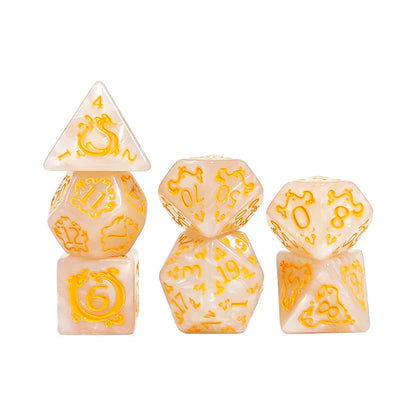 Polyhedral Dices Dragon Pattern Set