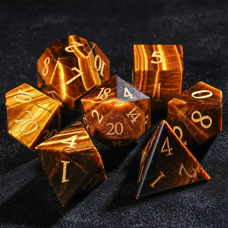 Stone & Glass Dice – Elegance Meets Precision