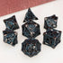 Ancient Gold Hollow Dragon Dice Set – Metal Polyhedral Dice for D&D, Pathfinder & RPGs Gamers Guild