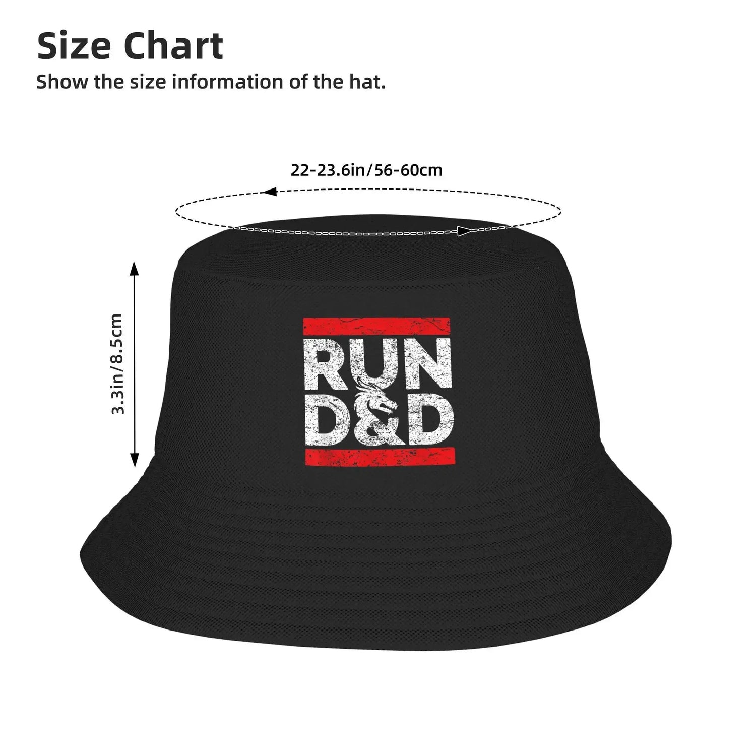Dungeon Master Dice Dragon Bucket Hat – Unisex Street Style Sun Cap for RPG Fans & Outdoor Adventures Gamers Guild